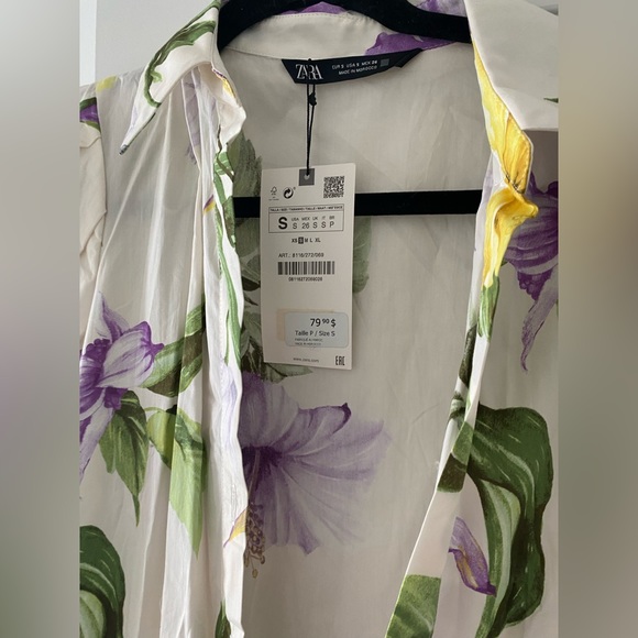 Zara balloon sleeve dress - Picture 2 of 3